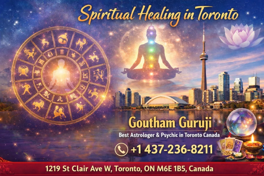 Spiritual Healing in Toronto – Goutham Guruji ✨ Looking for peace, clarity, and positive energy in your life? Goutham Guruji, known as the Best Astrologer & Psychic in Toronto, Canada, offers trusted guidance to help you overcome life’s challenges and find the right direction. Whether you are facing stress, relationship issues, or confusion in life, spiritual healing can help you restore balance and inner strength. Many people across Toronto, Scarborough, North York, Mississauga, Brampton, and nearby areas are choosing spiritual healing for a better and more peaceful life. 🔮 Services include: ✔ Spiritual Healing ✔ Horoscope Reading ✔ Psychic Guidance ✔ Love & Relationship Solutions ✔ Life Problem Solutions 📞 Call Now: +1 437-236-8211 📍 Address: 1219 St Clair Ave W, Toronto, ON M6E 1B5, Canada 💫 Take the first step towards a positive and peaceful life today. Book your consultation now! #SpiritualHealingToronto #AstrologerToronto #PsychicToronto #HoroscopeReading #TorontoServices #HealingEnergy #LoveSolution #GouthamGuruji